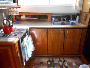 Down Galley Stove & Sinks