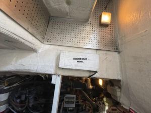 Heater Back Panel - Engine Room