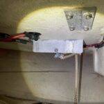 anchor rode attached to plate